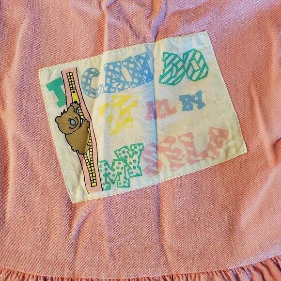 Vintage Cache-Cache "I Can Do It All By Myself" Dress 4T - Picture 8 of 8